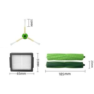 Tlily - Hepa Filter Kit for iRobot Roombai7 I7+ E5 E6 I3 Sweeping Robot Replacement Accessories