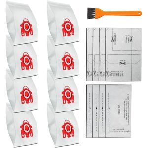 TLILY Hepa Filter Motor protection Dust Bags for Miele fjm AirClean 3D Efficiency Dust Bags for Miele Vacuum Cleaner