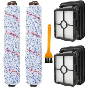 Tlily - Hepa Filter Pet Roll Brush Accessories for Bissell Crosswave 1868 1785 Series 17132 Robot Vacuum Cleaner Replacement