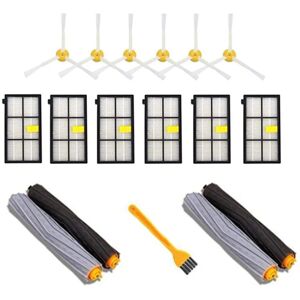 TLILY HEPA Filters Brushes Replacement Parts for iRobot Roomba 980 990 900 896 886 870 865 866 800 Accessories Kit