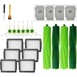 Tonchean - iRobot Roomba e5 e5154 e6 i3 i7 i7156 i8 Vacuum Cleaner Accessory Kit hepa Filter Roller Side Brush Replacement Parts Spare Parts