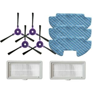 TLILY Main Brush Filters Side Mop Cloth Kit for Powerbot-E VR05R5050WK Robotic Vacuum Cleaner Floor Cleaning