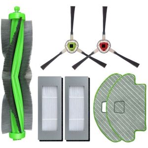 TLILY Main Brush & Hepa Filter & Side Brush & Mop Cloths for iRobot Roomba Combo 113 R113840 Robot Vacuum Cleaner Spare Parts