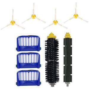 TLILY Main Brush Side Brush Filter Replacement for iRobot Roomba 610 620 630 650 680 & 500 Series 595 552 564 Vacuum Cleaner