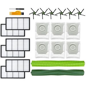 Tlily - Main Brush Side Brush Filter Vacuum Cleaner Accessory for iRobot Roomba S9(9150),S9+(9550) Replacement Parts Kit Tools