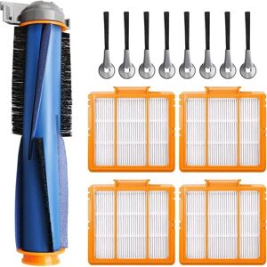 Tlily - Main Roller Brush hepa Filter Side Brush Accessory Set for Shark AV2501AE RV2502AE AV2501S Robot Vacuum