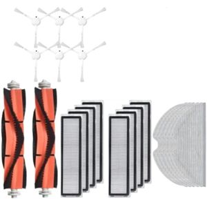 Tlily - Main Roller Side Brush Hepa Filter Mop Rag Cloth for Xiaomi F9/1C/2C/1T Robot Vacuum Cleaner Accessories Replacement