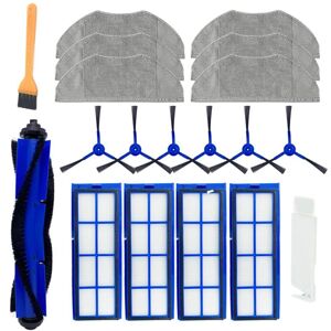 Tlily - Main Side Brush Filter and Mop Cloth Replacement Accessories for L70 Robot Vacuum Cleaner