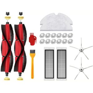 Tlily - Main side brush filter and mop cloth replacement for XiaoMi Roborock S50 S51 S55 S6 Pure robotic vacuum cleaner