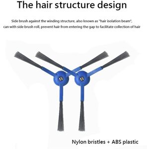 Tlily - Main Side Brush Filter Cleaning Brush Replacement Accessories for Eufy Robovac L70 Robot Vacuum Cleaner