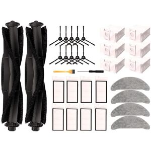 Tlily - Main side brush filter dust bag and mop cloth replacement accessories for Xiaomi Roidmi Eve Plus SDJ01RM Vacuum cleaner