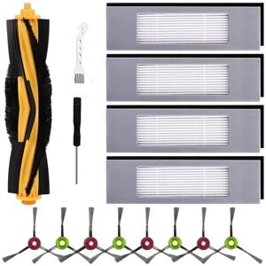 Tlily - Main Side Brush Filter Replacement Accessories for Ozmo 920, 950, T8, N8, T9 Series Robot Vacuum Cleaners