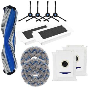 Tlily - Main Side Brush Hepa Filter Mop Cloth for Ecovacs Debot T30 Pro Omni Vacuum Cleaner Replacement Spare Parts