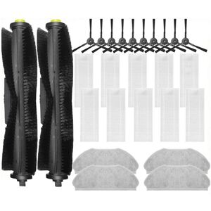 Tlily - Main Side Brush Hepa Filter Mop Cloth Parts for Qihoo 360 S10 X100 Max Replacement Accessories Parts