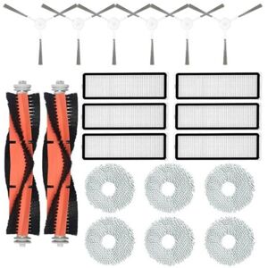 Tlily - Main Side Brush Hepa Filter Mop Rag Cloth Replacement Spare Parts