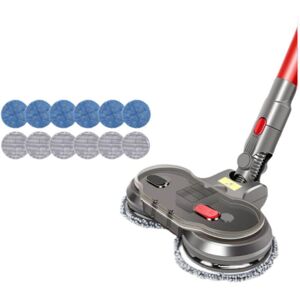 Lune - moon Electric Mop Head for Dyson V11 V10 V8 V7 Vacuum Cleaner with Detachable Water Tank, 6 Washable Mop + 1 Refill Tank