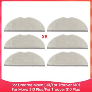 Tlily - Mop Cloth Pads for S10/Trouver S10/ S10 Plus/Trouver S10 Plus Spare Parts-6 pcs