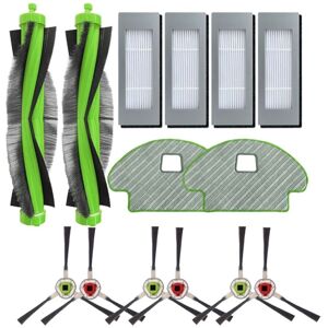 Tlily - Mop Cloths Filter for iRobot Roomba Combo113 R113840 Vacuum Cleaner Main Roller Brush Side Brush Parts accessory