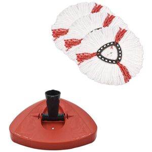 Tlily - Mop Head Replacement for Vileda O-Cedar Mop Washable Mop Pad Polyester Reusable Mopping Cloth 360 Rotatable Mop Parts