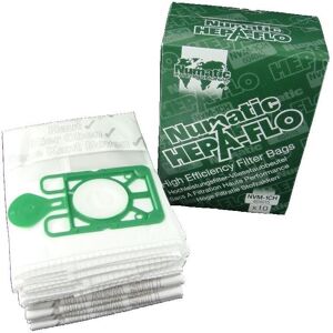 Numatic NVM-1CH 3 Layer HepaFlo Filter Vacuum Cleaner Hoover Dust Bags - Pack of 10