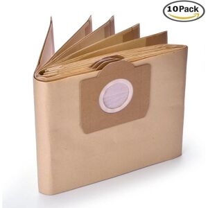 ZVD Pack of 10 For Karcher NT20 NT25 NT30 MV1 MV3 WD3 vacuum cleaner dust bag trash bag