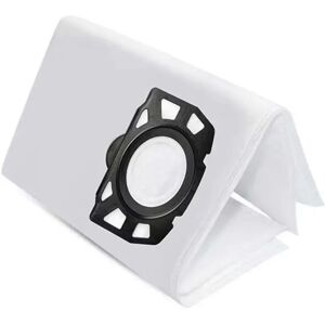 IKODM Pack of 10 Vacuum Cleaner Bags for Kärcher WD4, WD5, WD6, MV4, MV5, MV6 - 5-Layer Microfiber, High Filtration 99.99%, Heavy Duty Non-Woven Bags,