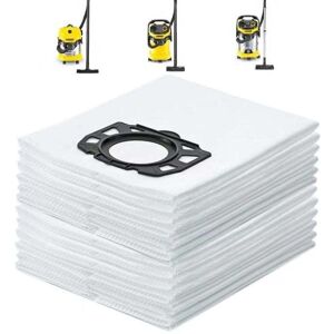 ZVD Pack of 10 Vacuum Cleaner Bags for Karcher wd4 wd5 wd6 mv4 mv5 mv6 Washable Vacuum Cleaner Bag