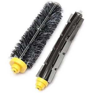 ZVD Pack of 2 main rollers, central brush for iRobot Roomba 600 and 700 series. Brush for iRobot Roomba multifunctional in bristles and silicone
