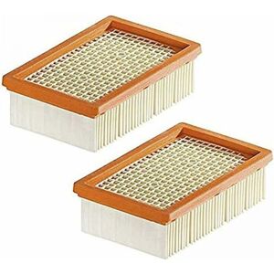 Cyslmuk - Pack of 2 replacement filters, filter cartridges plates for Karcher vacuum cleaners WD4 WD5 WD6 MV4 MV5 MV6 pleated plate