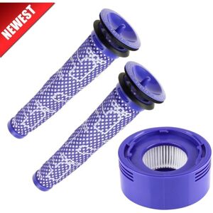 ZVD Pack Pre And Post Motor Filter Replacement For Dyson V8 And V7 Cordless Vacuum Cleaner Filter Set