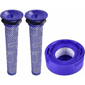 ZVD - Pack Pre And Post Motor Filter Replacement For Dyson V8 And V7 Cordless Vacuum Cleaner Filter Set, Family Pack