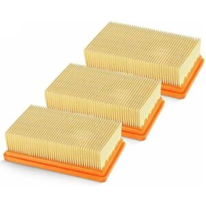 CYSLMUK Pack Replacement Flat Pleated Filters for Karcher MV4 MV5 MV6 WD4 WD5 WD6, WD4P WD5P WD6P Wet and Dry Vacuum Cleaners