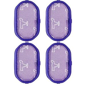 Memkey - Set of 4 washable replacement filters for Dyson D30 DC31 DC34 DC35 DC44 DC45 DC56 vacuum cleaner