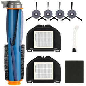 TLILY Pcs Replacement Parts for Matrix RV2310AE Robot Vacuum Cleaner, Main Side Brush, HEPA Filters, Sponge Filter