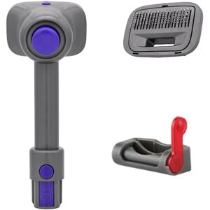 Tlily - Pet Brush for Dyson V15/ V11/ V10 / V8 /V7 Vacuum Cleaner Attachment Trigger Lock Pet Cat Dog Pet Suction Cleaning Tool