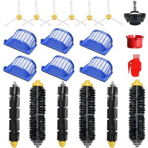 LOKIUA Replacement Accessories kit compatible with iRobot Roomba 600 series 614 615 621 671 697 698 650 651 660 690 Roller brushes Filter Side brushes