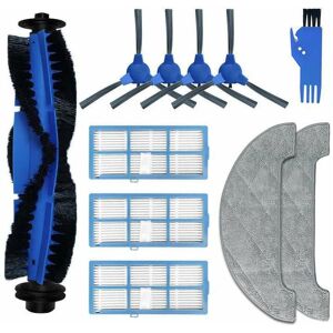 Héloise - Replacement Accessories Kit for 850T Robot Vacuum Cleaner 11 Packs 1 Main Brushes & 3 Filters & 4 Side Brushes & 2 Mop Cloths