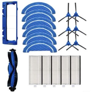 Tlily - Replacement Accessories Kit for Conga 990 Vital Robot Vacuum Cleaner, Roller Brush, Side Brushes, Mops, Filter