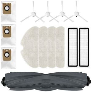 Tlily - Replacement Accessory Set for D10S / Pro, Main Brush, Filters, Side Brushes, Mop Cloths,Brush Cleaning Tool