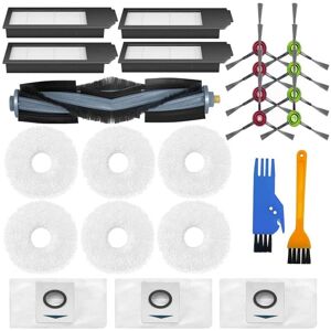 Tlily - Replacement For Ecovacs Deebot X1 Omni Turbo Vacuum Cleaner Main Brush hepa Filter Mop Cloth Dust Bag Parts