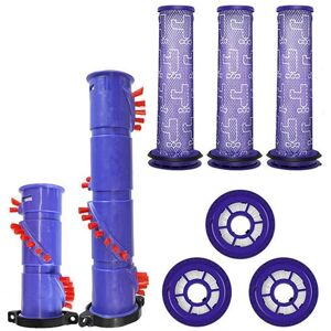 Tlily - Replacement Hepa Post Filter Pre-Filter Brushroll Roller Bar Brush for Dyson DC65 / DC66 Vacuum Cleaner Parts