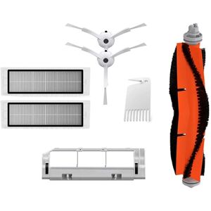 Tlily - Replacement Kit Sweeping Robot Filter Sweeper Main Brush and Cover Side Brush for Xiaomi Mijia Xiaowa Sweeper