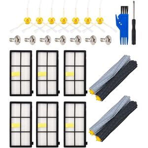 Tlily - Replacement Main Brush Side Brushes hepa Filter for iRobot Roomba 800 Series 870 871 Robot Vacuum Cleaner Accessories