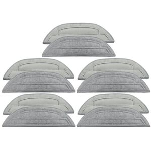Tlily - Replacement Mop Cloth for S8 MaxV Ultra/G20S/S8pro Maxv Robot Vacuum Cleaner Microfiber Cleaning Accessories - 10 Pcs