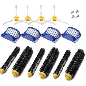 Tlily - Replacement Part Kit Suitable for iRobot Roomba 600 Series 620 630 650 660 670 690 Robotic Vacuum Cleaner Accessories