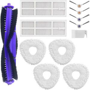 Tlily - Replacement Part Main Brush Side Brush hepa Filter Compatible for Narwal Freo J3 Vacuum Cleaner Accessories
