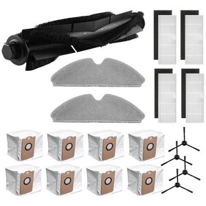 Tlily - Replacement Parts Fit for Proscenic M7 Pro Dust Bag Filters Main Rolling Brushes Mop Cloths Cleaning Pads Accessories