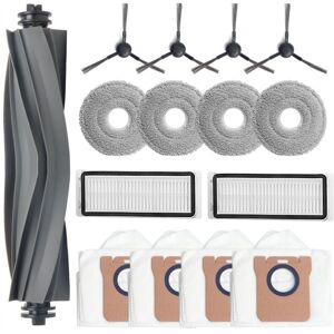 TLILY Replacement Parts for L20 Ultra / L30 Robot Vacuum Cleaner,Main Brush,Dust Bags,Mop Pads, HEPA Filters