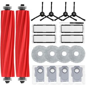 Tlily - Replacement Parts for Roborock q Revo Accessories for Roborock P10 Robtic Vacuum Cleaner Roller Brush Hepa Filters Mop