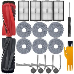 TLILY Replacement Parts for Saros 10R / G20S Ultra Vacuum Cleaner Main Brush Side Filter Mop Pad